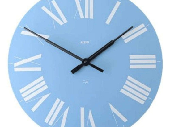 Ρολόι Τοίχου Firenze 12 AZ Φ36cm Abs Blue Alessi ABS