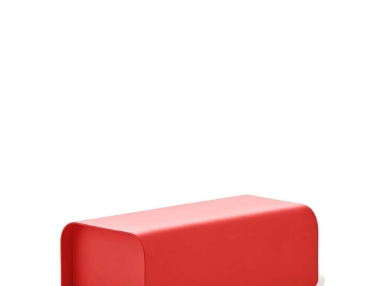 Βουτυριέρα Mattina BG04 R 21x9,5x7cm Red Alessi Πορσελάνη