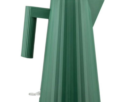 Βραστήρας Ηλεκτρικός Plissé MDL06/1 GR 1,0Lt 2400W 21x16x20cm Green Alessi Πολυρεσίνη