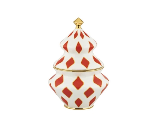 Χριστουγεννιάτικο Βάζο Delight NZ03 15,5x22cm 600ml Red-White Alessi