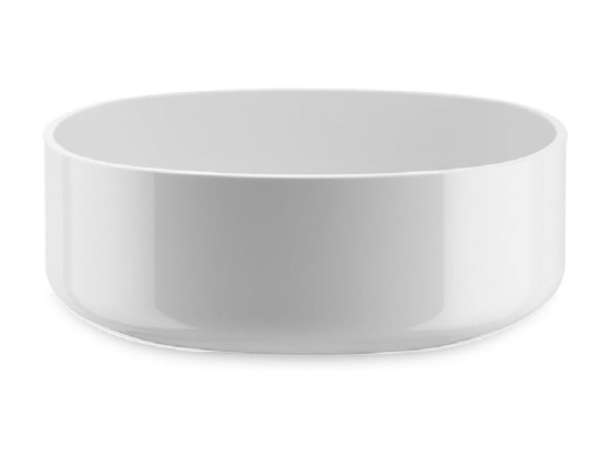 Δοχείο Αποθήκευσης Μπάνιου Birillo PL11 W 18cm White Alessi Bamboo,Ξύλο