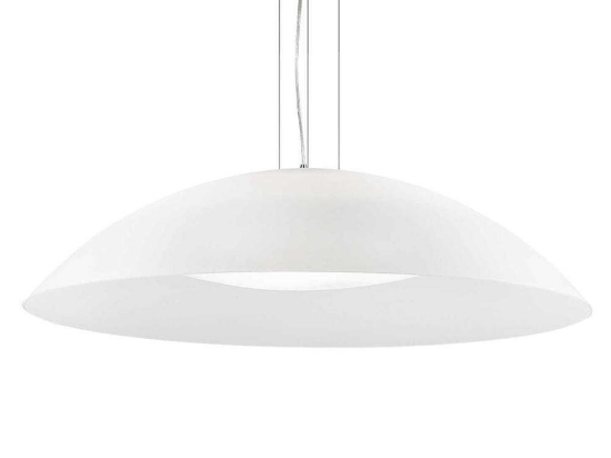 Φωτιστικό Οροφής Lena 052786 74x25/234cm 3xE27 60W White Ideal Lux