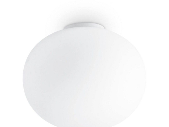 Φωτιστικό Οροφής - Πλαφονιέρα Cotton 297743 E27 D30x25cm White Ideal Lux