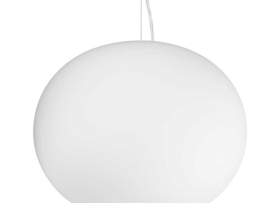 Φωτιστικό Οροφής Κρεμαστό Cotton 297767 E27 D30x223cm White Ideal Lux