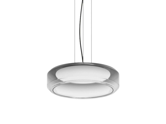 Φωτιστικό Οροφής Κρεμαστό Topico 333045 3000K 2450lm D45x230cm Fume Ideal Lux