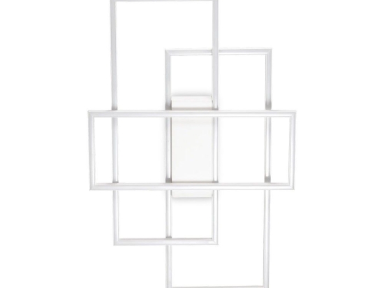 Φωτιστικό Οροφής - Πλαφονιέρα Frame 341323 2700K 3400lm 62,5x41x6cm White Ideal Lux