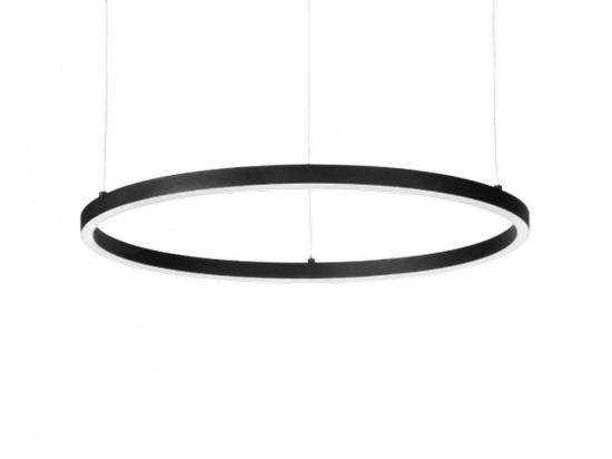 Φωτιστικό Οροφής Κρεμαστό Oracle Slim Round 342108 D090 2700K 5150lm On-Off Black Ideal Lux