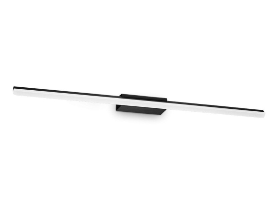 Φωτιστικό Τοίχου - Μπάνιου Riflesso 345147 3000K 2150lm 82x9x4cm Black Ideal Lux