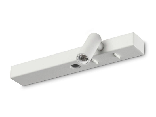 Φωτιστικό Τοίχου Bonne Nuit-2 345499 3000K 420lm 22x6x6,5cm White Ideal Lux
