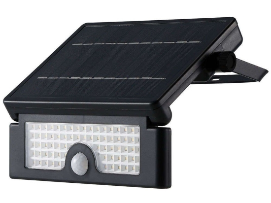 Προβολέας Ηλιακός Solare Yuma YUMA6NK 24x35,8x16,5cm Led 600lm 6W Black Bot Lighting