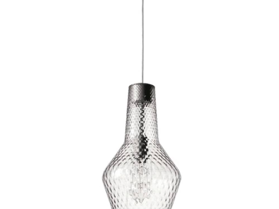 Φωτιστικό Οροφής Romeo LRM0101 23x153cm 1xE27 70W IP20 Clear Zafferano