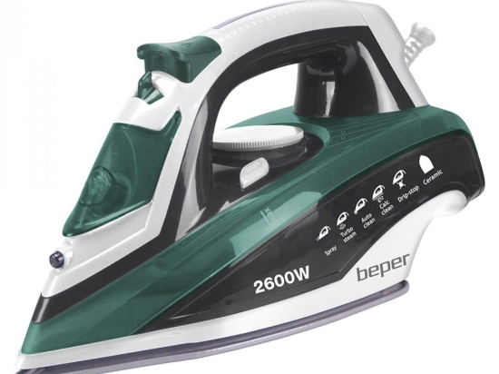 Σίδερο Ατμού P204FER003 29x12,5x16cm Black-Green Beper