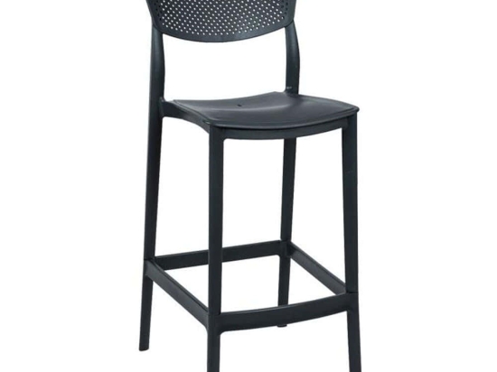Σκαμπό Μπαρ Bellini 824-225-031 44x53x112cm Black