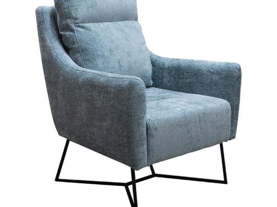 Πολυθρόνα New Giuliana 831-124-957 70x90x100cm Blue
