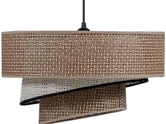 Φωτιστικό Οροφής 835-124-292 40x20cm 1xE27 60W Brown