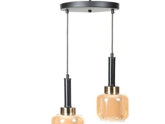 Φωτιστικό Οροφής 835-125-323 25x75cm 2xΕ27 60W Black-Bronze