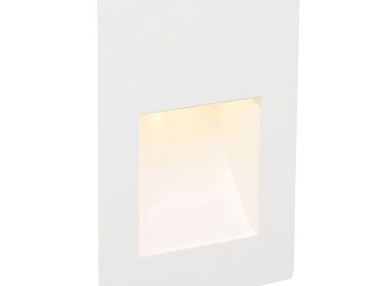Φωτιστικό Τοίχου Χωνευτό Plas-3 63283 LED 1W 3000K 65lm 10x14,5cm White Faro Barcelona