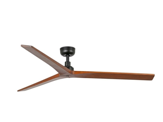 Ανεμιστήρας Οροφής Klim L 34276 D150cm Black-Dark Walnut Faro Barcelona