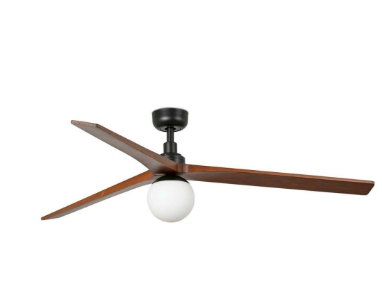 Ανεμιστήρας Οροφής Klim L 34276-11L D150cm 1xE27 Black-Walnut Faro Barcelona