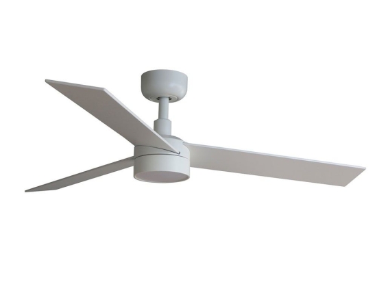 Ανεμιστήρας Οροφής Rudder S 34295-1TW LED 20W CCT DIM D106cm White-Ash Wood Faro Barcelona