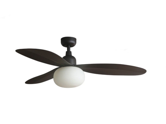 Ανεμιστήρας Οροφής Palma M 34301-11L D129cm 1xE27 IP44 Dark Brown Faro Barcelona