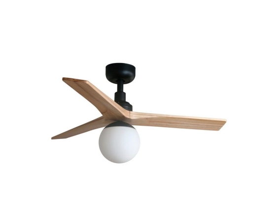Ανεμιστήρας Οροφής Klim S 34284-11L D92,5cm 1xE27 Black-Oak Faro Barcelona