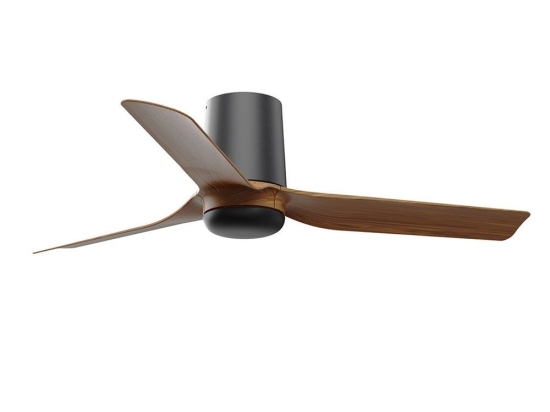 Ανεμιστήρας Οροφής Mini Punt Tub S 33835 D90cm Black-Natural Faro Barcelona