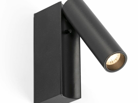 Φωτιστικό Τοίχου - Reader Cronos 62751 LED 4W 2700K CRI90 3x12,1cm Black Faro Barcelona