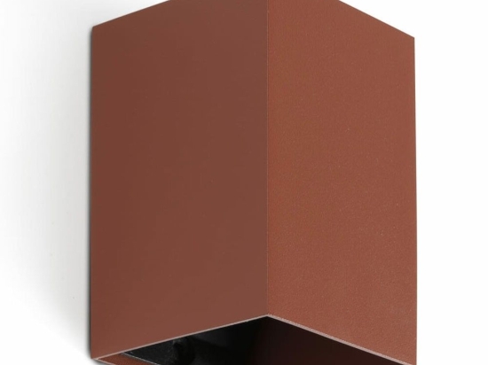 Φωτιστικό Τοίχου Lune Square Smooth 40533 1xGU10 8x10cm Terracotta Faro Barcelona