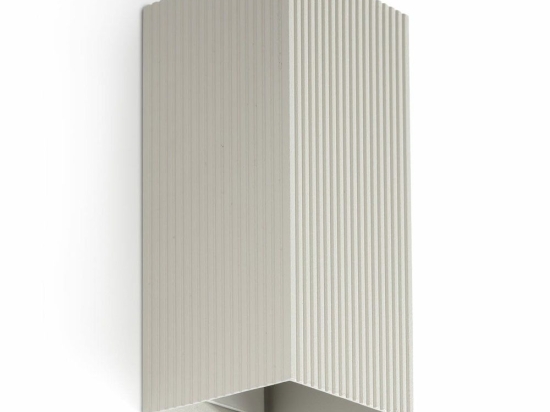 Φωτιστικό Τοίχου Lune Square Striped 40567 2xGU10 8x15,5cm Grey Faro Barcelona