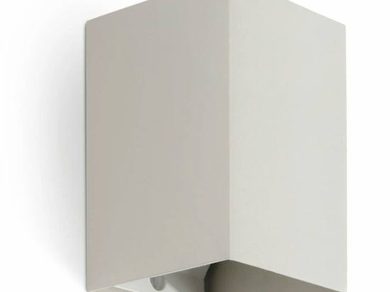 Φωτιστικό Τοίχου Lune Square Smooth 40532 1xGU10 8x10cm Grey Faro Barcelona