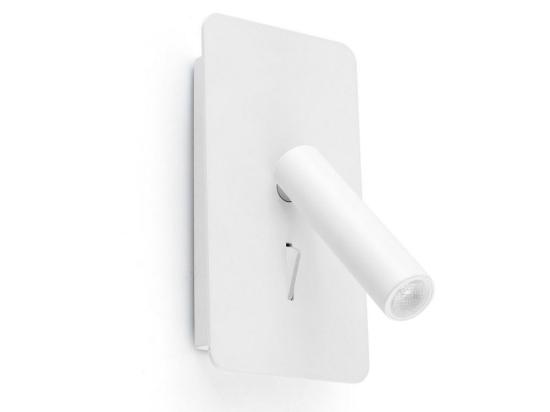 Φωτιστικό Τοίχου - Reader Suau Reader 62117N LED 3W 3000K 190lm USB C 9,5x17cm White Faro Barcelona