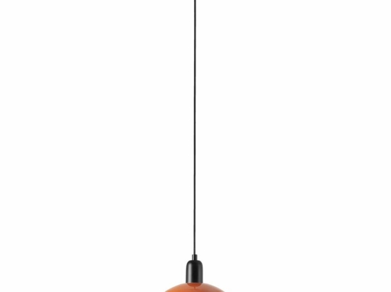 Φωτιστικό Οροφής Κρεμαστό Tatawin Metal S 20339-143 1xE27 18,4x200cm Black-Reddish Orange Faro Barcelona