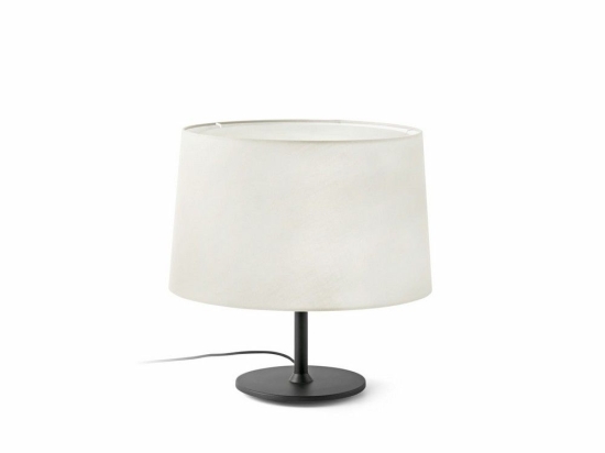 Φωτιστικό Επιτραπέζιο Windsor 20225-151 1xE27 43,5x51cm Black-Linen Faro Barcelona