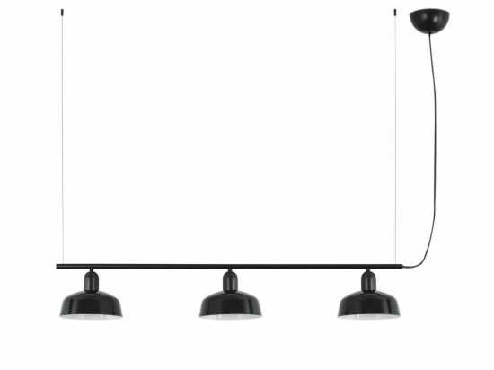 Φωτιστικό Οροφής - Ράγα Tatawin Metal S 20338-141 3xE27 210x100cm Black Faro Barcelona