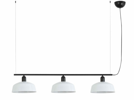 Φωτιστικό Οροφής - Ράγα Tatawin Metal M 20338-145 3xE27 210x100cm Black-White Faro Barcelona