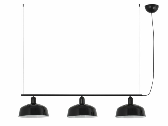 Φωτιστικό Οροφής - Ράγα Tatawin Metal M 20338-146 3xE27 210x100cm Black Faro Barcelona