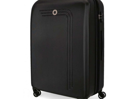 Βαλίτσα Μεσαία Riga 5999261 70x49x27cm Black Movom