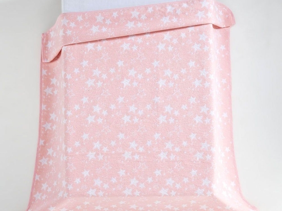 Κουβέρτα Βρεφική Ecology Pink Mora Αγκαλιάς 80x110cm Βαμβάκι-Πολυέστερ
