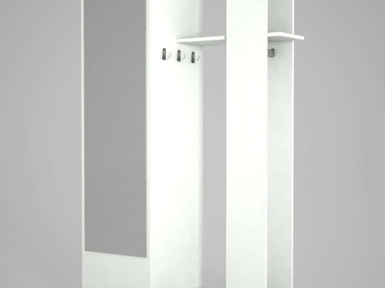 Έπιπλο Εισόδου Antre 745DCD4001 105x47,2x185cm White Μοριοσανίδα, Μελαμίνη