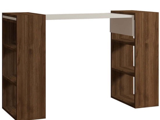 Γραφείο Handy 835PUQ3801 124x43,6x75cm Walnut-White