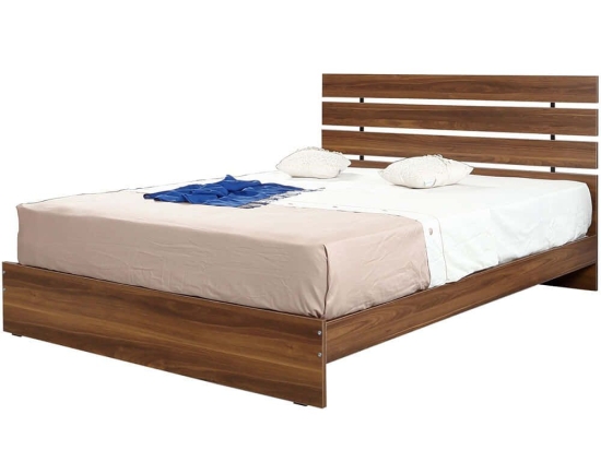 Κρεβάτι Fuga (Για Στρώμα 140x190cm) 801CMY5405 145x195x100cm Walnut Ημίδιπλο