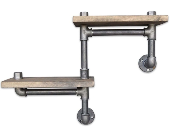 Ραφιέρα Τοίχου Boruraf 792EVL1828 55x14x30cm Walnut