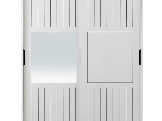 Ντουλάπα Δίφυλλη Pasific Home Fuga 801CMY3415 140x60x216cm White Δίφυλλη
