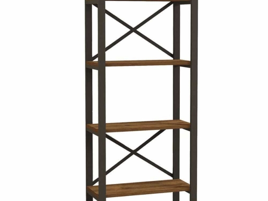 Ραφιέρα Δαπέδου Alaro 835PUQ3625 66x32x150cm Walnut