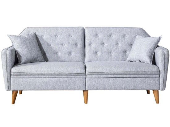 Καναπές - Κρεβάτι Τριθέσιος Terra 867UNQ1317 202x82x83cm Grey