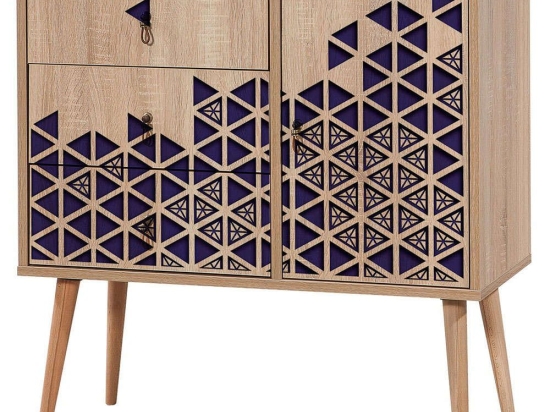 Συρταριέρα Verybox 869VEL3443 90x40x90cm Multi