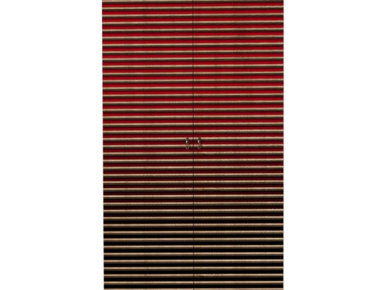Ντουλάπα Δίφυλλη Stil 869VEL4234 90x52x192cm Oak-Red Δίφυλλη