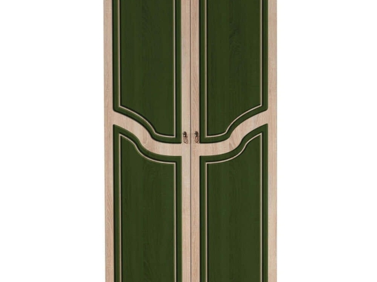 Ντουλάπα Δίφυλλη Stil 869VEL4239 90x52x192cm Oak-Green Δίφυλλη