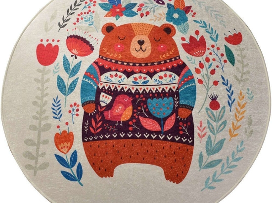 Χαλί Sweet Bear Multi Conceptum Hypnose 140X140cm Round